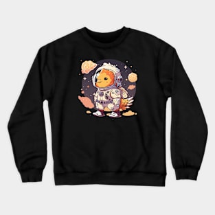 Astronaut Chicken Crewneck Sweatshirt